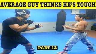 Top 10 Dumbest Regular Guys Challenging Pro Fighters & Getting Crushed