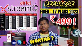 airtel Xstream fiber Recharge plan 499 | airtel xstream fiber review Tamil | solurathakelu