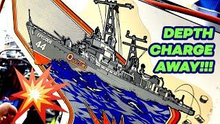 SUBMARINE HIT BY 70s-ERA DEPTHCHARGE — MASSIVE UNDERSEA DETONATIONS FOUND IN EXPLOSIVE ARCADE GAME!!