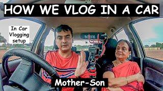 How to vlog in a car | In car vlogging setup