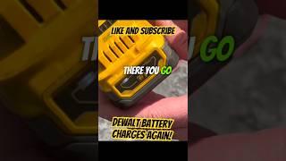 ‍DeWalt Battery Charging Issue - FIXED! #toolbox #dewalt #powertools #fypシ゚viral