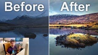 Turn BORING Photos AWESOME In Just 5 Minutes!! - LIGHTROOM & LUMINAR Photo Editing Tutorial