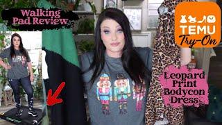 MEGA CLOTHING TEMU HAUL | FUNMILY WALKING PAD TREADMILL ‍️