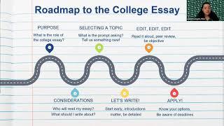 College application essay workshop - Arjun Seth with Jess Strong (UIUC)  and Amber Longtin (MSU)