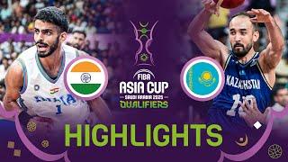 India end 27-year losing streak vs. Kazakhstan | FIBA Asia Cup 2025 Qualifiers