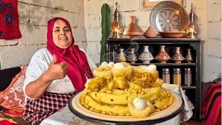 Elegant Moroccan Seffa in Just ONE Steam  Irresistible Taste with a Secret Filling!