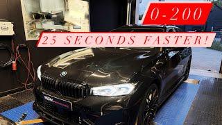 388HP & 700NM BMW 320e Hybrid G21 0-100 | 0-200 | Dyno | Sound | Stage 1 Chiptuning