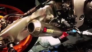 CBR1000Rr AbS with Akrapovic "TT" Titanium slip-on