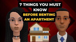 7 Things You MUST Know Before Renting an Apartment!