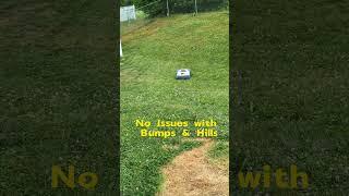 RoboUP T1200Pro Mower Tackles All Terrains: Slopes & Uneven Lawns #roboup