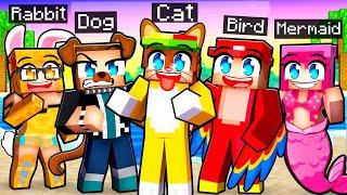 Having a PET FAMILY In Minecraft!