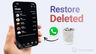 How to Restore Deleted WhatsApp Messages on iPhone 2024 (3 Ways)