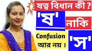 বাংলা ব্যাকরণ। ণত্ব বিধান ও ষত্ব বিধান কি ? ষ ও স ব্যবহারের নিয়ম। রেন্ড্রপ প্রতিমা মিস।Pratima Miss