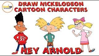 Step by Step Hey Arnold Drawing Tutorial