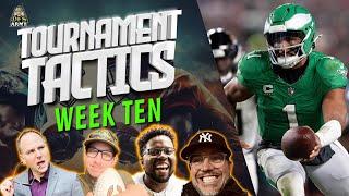 NFL Week 10 DraftKings and FanDuel GPP Strategy and Picks | Tournament Tactics