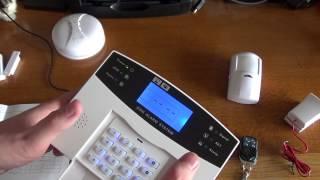 GSM Burglar Alarm Unboxing and Basic Setup