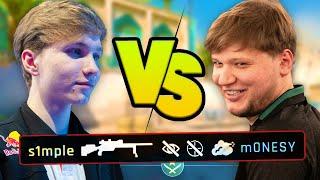 "PRIME S1MPLE CAME BACK FOR THAT ROUND..." - m0NESY FACES S1MPLE IN 4500 ELO FACEIT | CS2