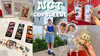 KPOP CUPSLEEVE EVENT VLOG [nct mark + jaemin b-day event, daiso, shopping]