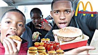 FUNNIEST MCDONALDS MUKBANG  w/ BAD LIL KIDS (THEY EXPLAIN WHAT THEY WANT FOR CHRISTMAS)