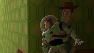 Toy story Woody wakes up Scud