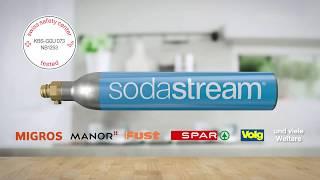 SodaStream - mit Swiss Safety Center geprüftem CO2-Zylinder