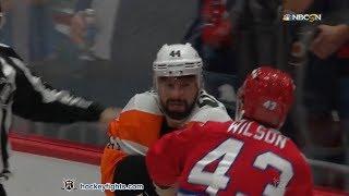 Nate Thompson vs Tom Wilson Mar 4, 2020