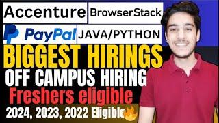 Accenture, ibm,  paypal off campus drive for 2024 batch| off campus placement 2024 batch| Quickapply