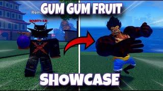 (Haze Piece) GUM GUM FRUIT SHOWCASE IN NEW ONE PIECE GAME! | GEAR 4 | Haze Piece (Project New World)