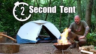 Solo Wild Camp in a Decathlon '2 Second Tent'