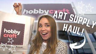 Hobbycraft Art Supply Shop With Me & Haul