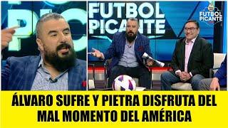 Álvaro FURIOSO con el América tras ser GOLEADO por Cruz Azul. Pietra GOZA de CRISIS | Futbol Picante