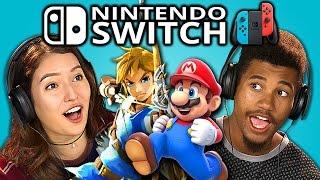 TEENS REACT TO NINTENDO SWITCH (TRAILERS)
