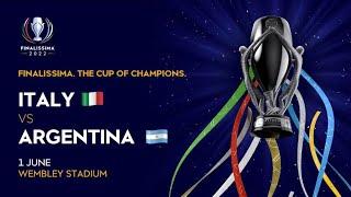 Italy vs Argentina | Wembley Stadium | 2022 Finalissima | PES 2021