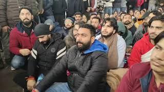 Katra Bandh Day 3: Sham Singh Speech during Protest at Shridhar Chowk Katra