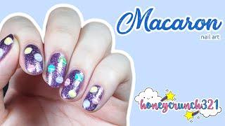 Macaron Nail Art | honeycrunch321