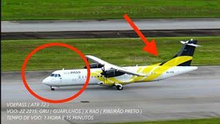 O PILOTO DO ATR 72 VOEPASS ESTAVA COM PRESSA NA DECOLAGEM EM GUARULHOS