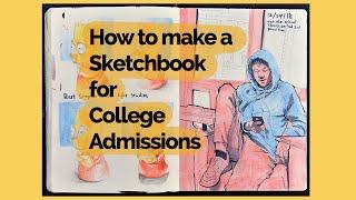 How to make a Sketchbook for your Art Portfolio