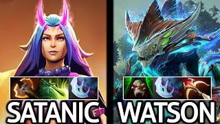 SATANIC [Anti Mage] VS WATSON Morph Super Hard Carry Battle Dota 2