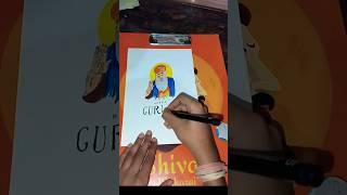 Easy Drawing of Guru Nanak | Step by Step Drawing Tutorial