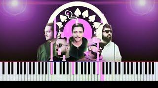 Zedbazi - Cigare Soorati - Piano Tutorial | زدبازی - سیگار صورتی - آموزش پیانو