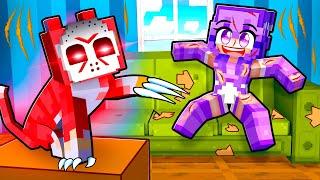 Playing Minecraft MM2 As A Protective KILLER CAT With MY CRAZY FAN GIRLS...