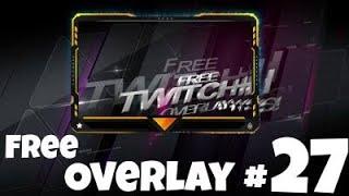 STREAM OVERLAY FREE DOWNLOAD#27 / OBS STUDIOS YOUTUBE/TWITCH / Deutsch / Germany