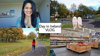 Day in Dublin, Ireland VLOG | Huge Parks in Ireland | Grocery shopping | Indians in Ireland