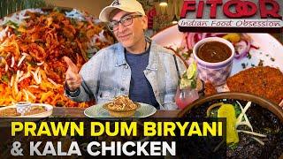 Fitoor TASTY Prawn Dum Biryani Mississauga | Harissa Chicken, Fish Curry |  Street Food IN