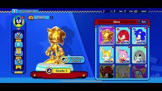 Sonic Rumble - Daily Login: d7 Reward, Golden Sonic | Teardown