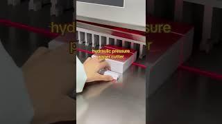 Fully automatic paper cutter #machine #factoryproducts #aluminumfactory