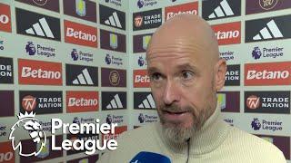 Erik ten Hag: Man United 'have to step up' after Aston Villa draw | Premier League | NBC Sports