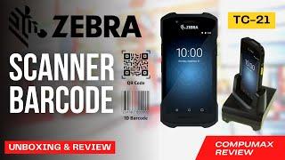 Barcode Scanner PDT Touch Computer Android Zebra TC21 Unboxing & Review