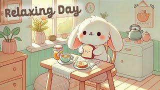 Coffee Time Lofi  1 Hour Cafe Song  Relaxing Day  cute & relaxing music  Make Your Day Better