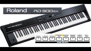 ROLAND RD 300 SX - presets run - Strings & Pad